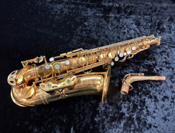 Photo Vintage Selmer Paris Mark VI Alto Saxophone Original Lacquer, Serial #93750